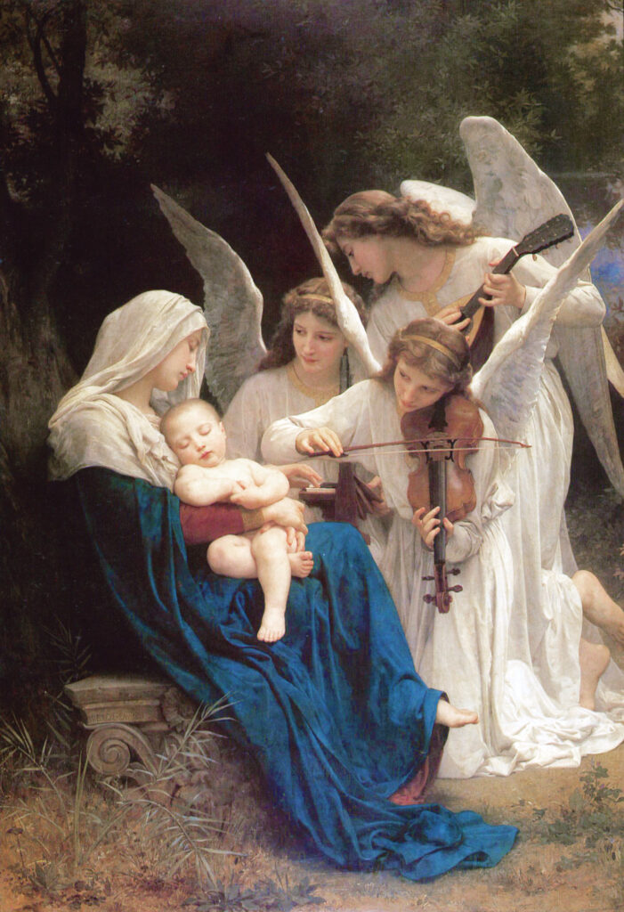William Adolphe Bouguereau - Song of the Angels (1881)